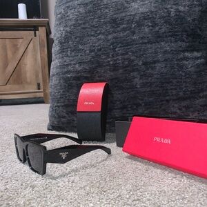 New Prada Black and grey women’s  Sunglasses